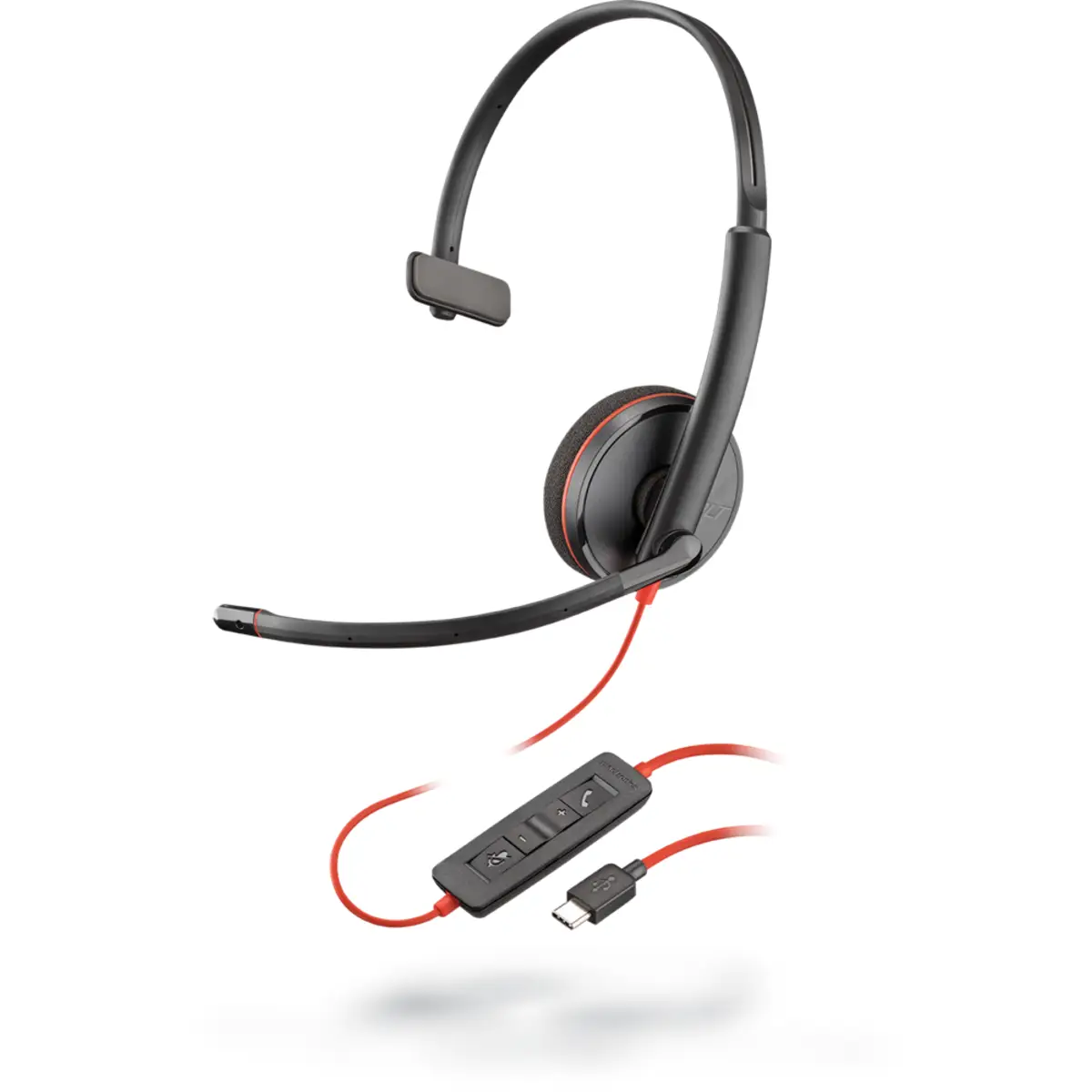 Blackwire 3215, Headset monaural mit USB-A/3,5 mm Klinkenstecker
