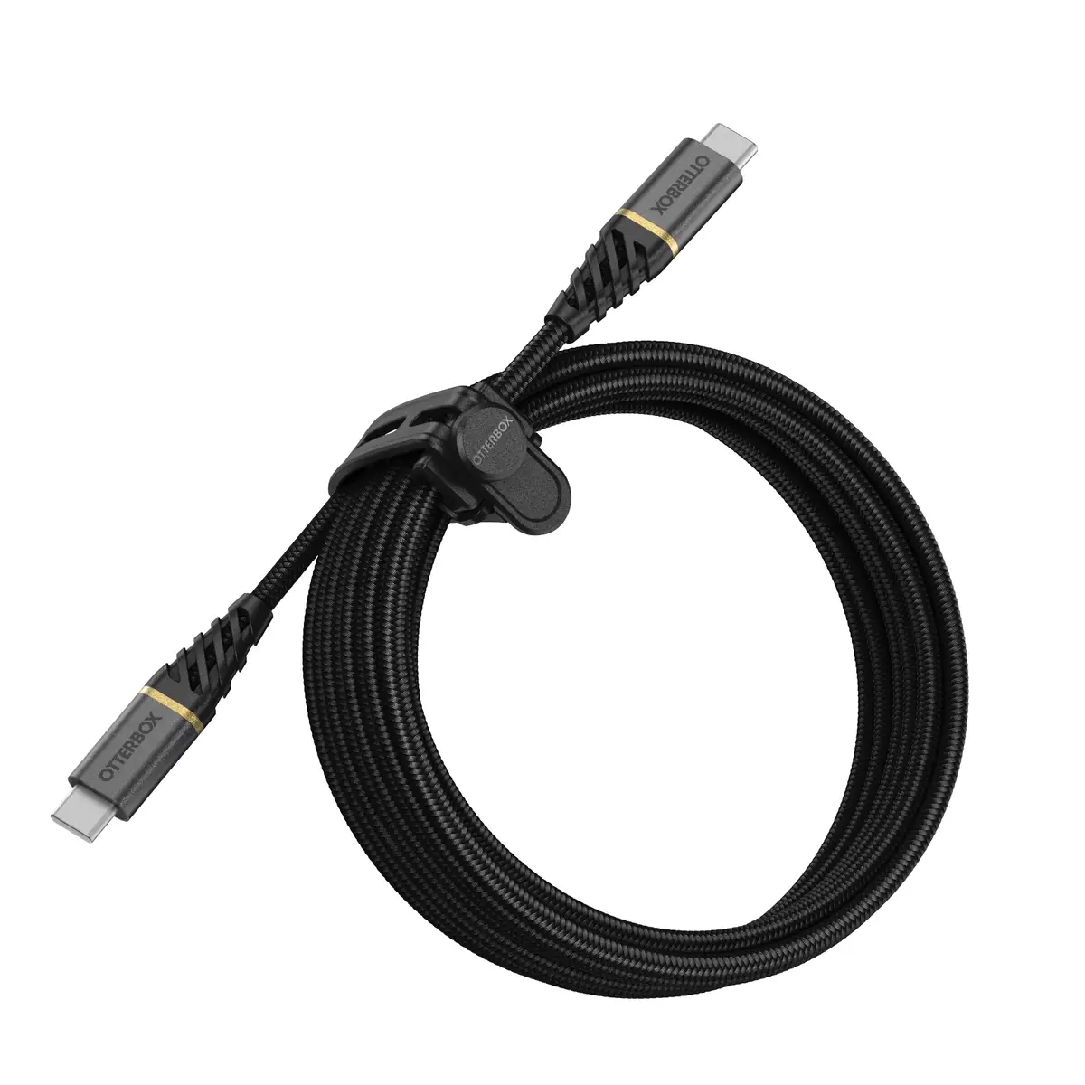 Premium USB Schnellladekabel USB-C/USB-C Stecker/Stecker Schwarz 3m