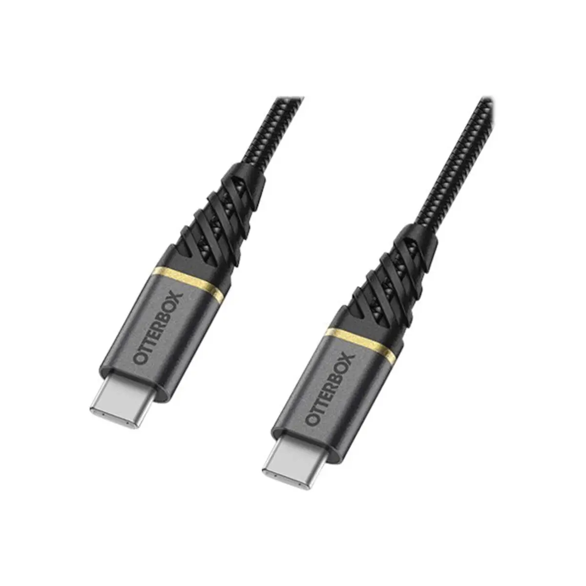Premium USB Schnellladekabel USB-C/USB-C Stecker/Stecker Schwarz 3m