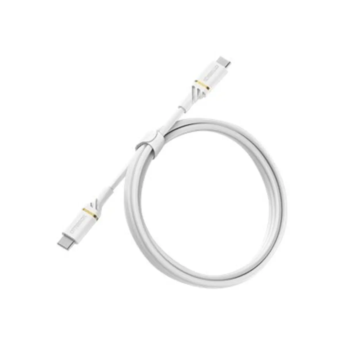 USB Schnellladekabel USB-C/USB-C Stecker/Stecker Weiß 1m