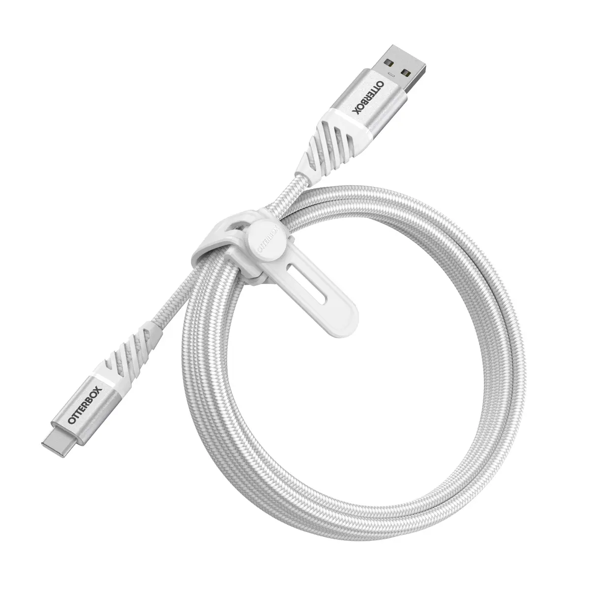 Premium USB Kabel USB-A/USB-C Stecker/Stecker Weiß 2m