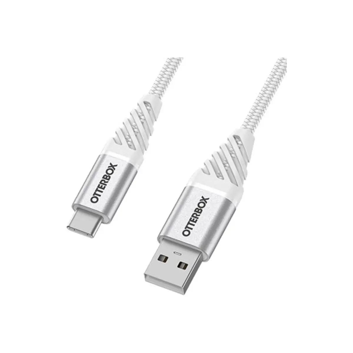 Premium USB Kabel USB-A/USB-C Stecker/Stecker Weiß 2m
