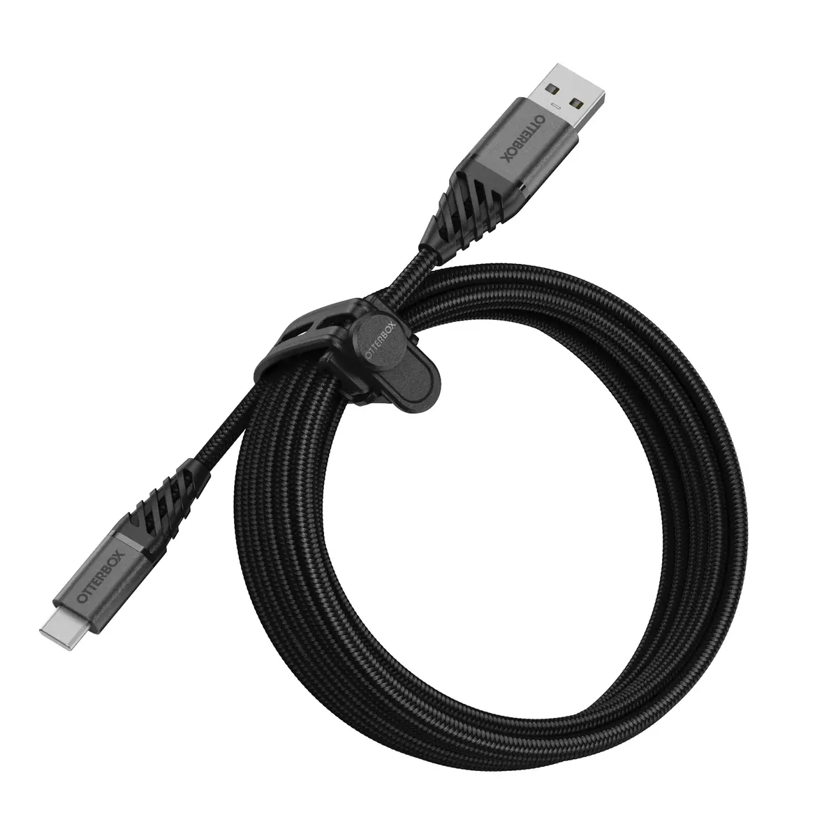 Premium USB Kabel USB-A/USB-C Stecker/Stecker Schwarz 3m