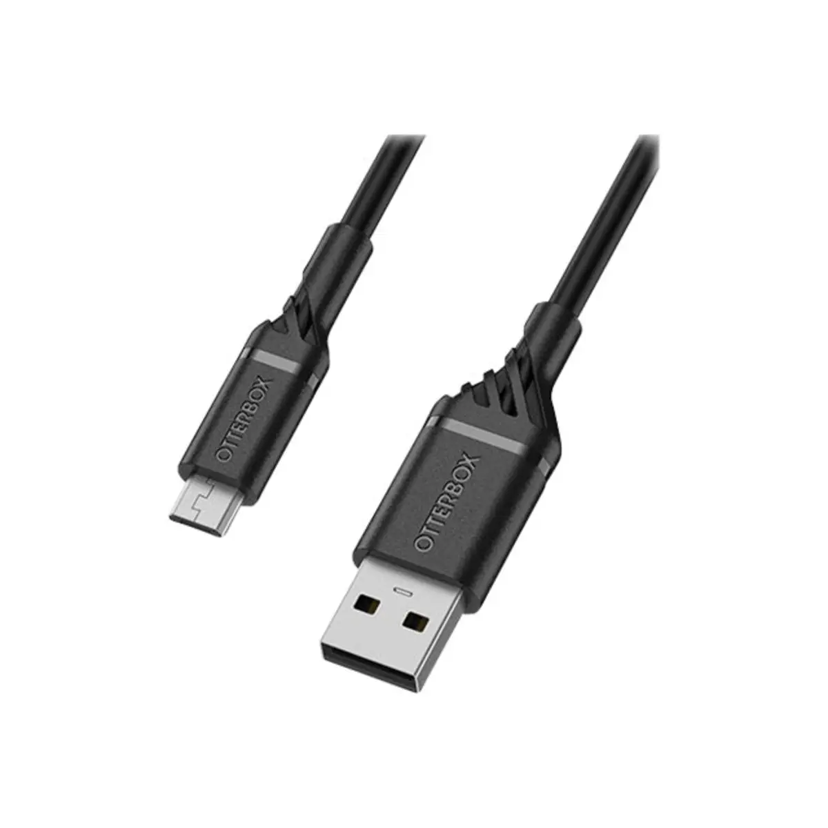 USB Kabel USB-A/Micro USB Stecker/Stecker Schwarz 2m