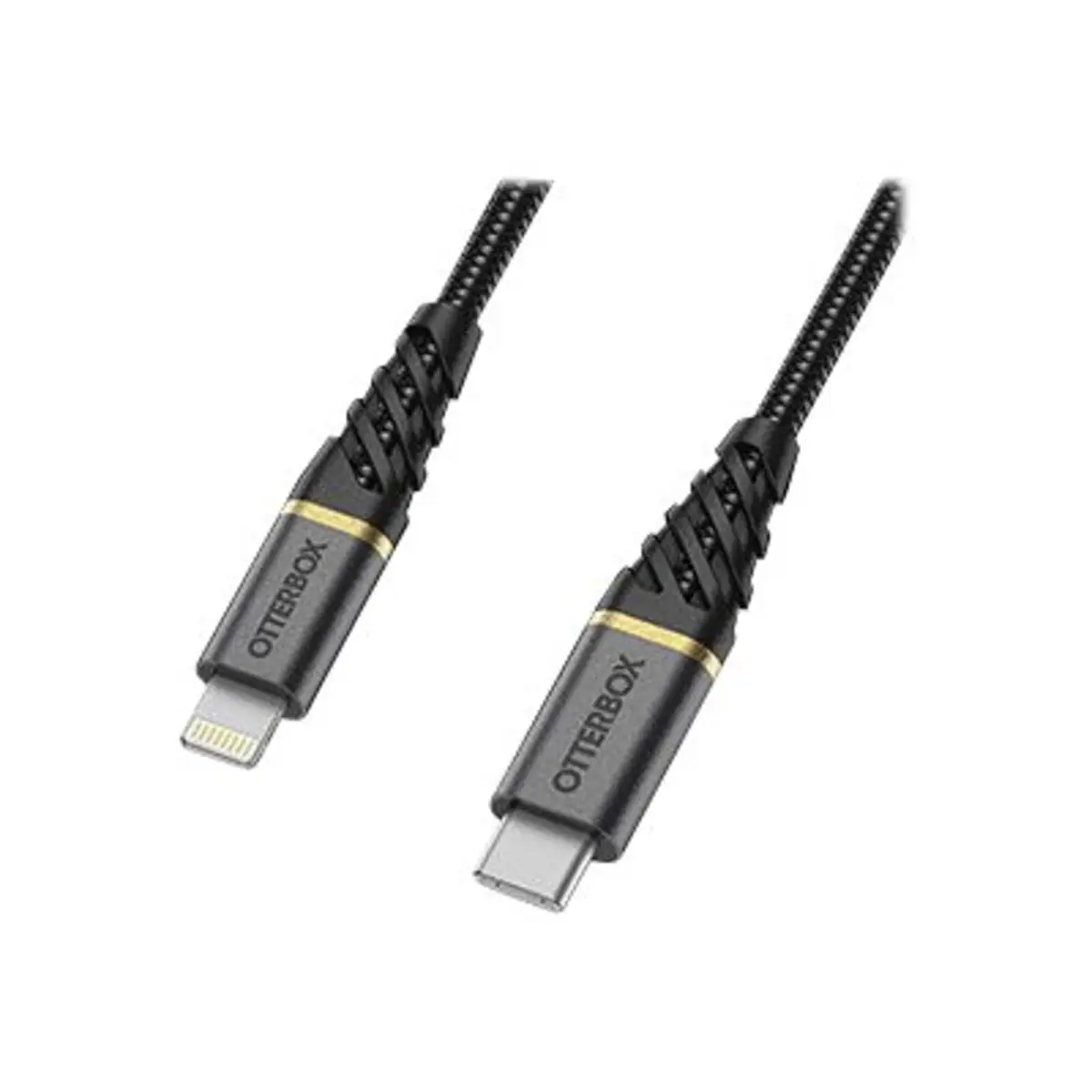 Lightning Premium Schnellladekabel Lightning/USB-C Stecker/Stecker Schwarz 2m