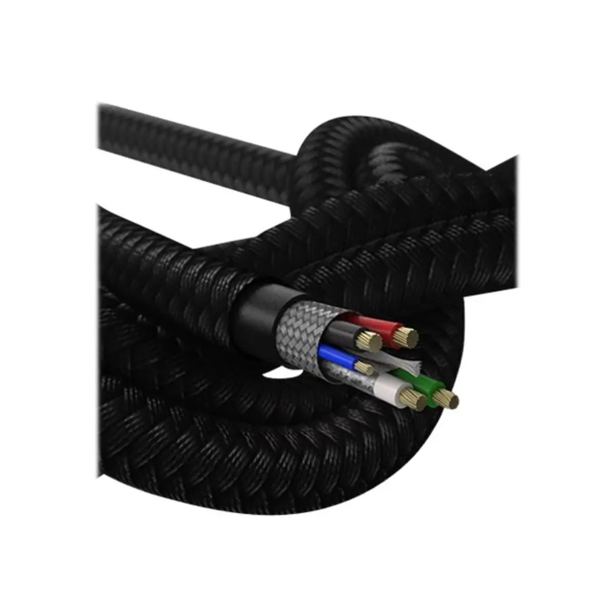 Lightning Premium Schnellladekabel Lightning/USB-C Stecker/Stecker Schwarz 2m