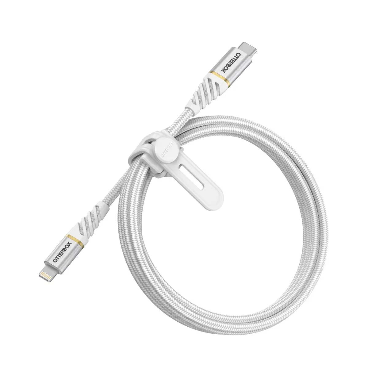 Lightning Premium Schnellladekabel Lightning/USB-C Stecker/Stecker Weiß 1m
