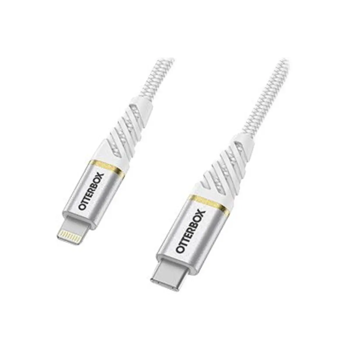 Lightning Premium Schnellladekabel Lightning/USB-C Stecker/Stecker Weiß 1m