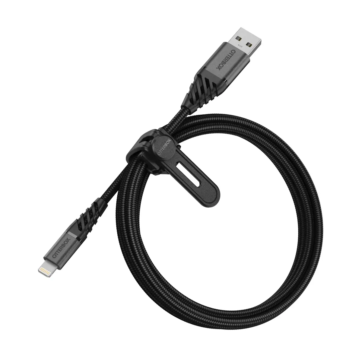 Lightning Premium Kabel Lightning/USB-A Stecker/Stecker Schwarz 1m
