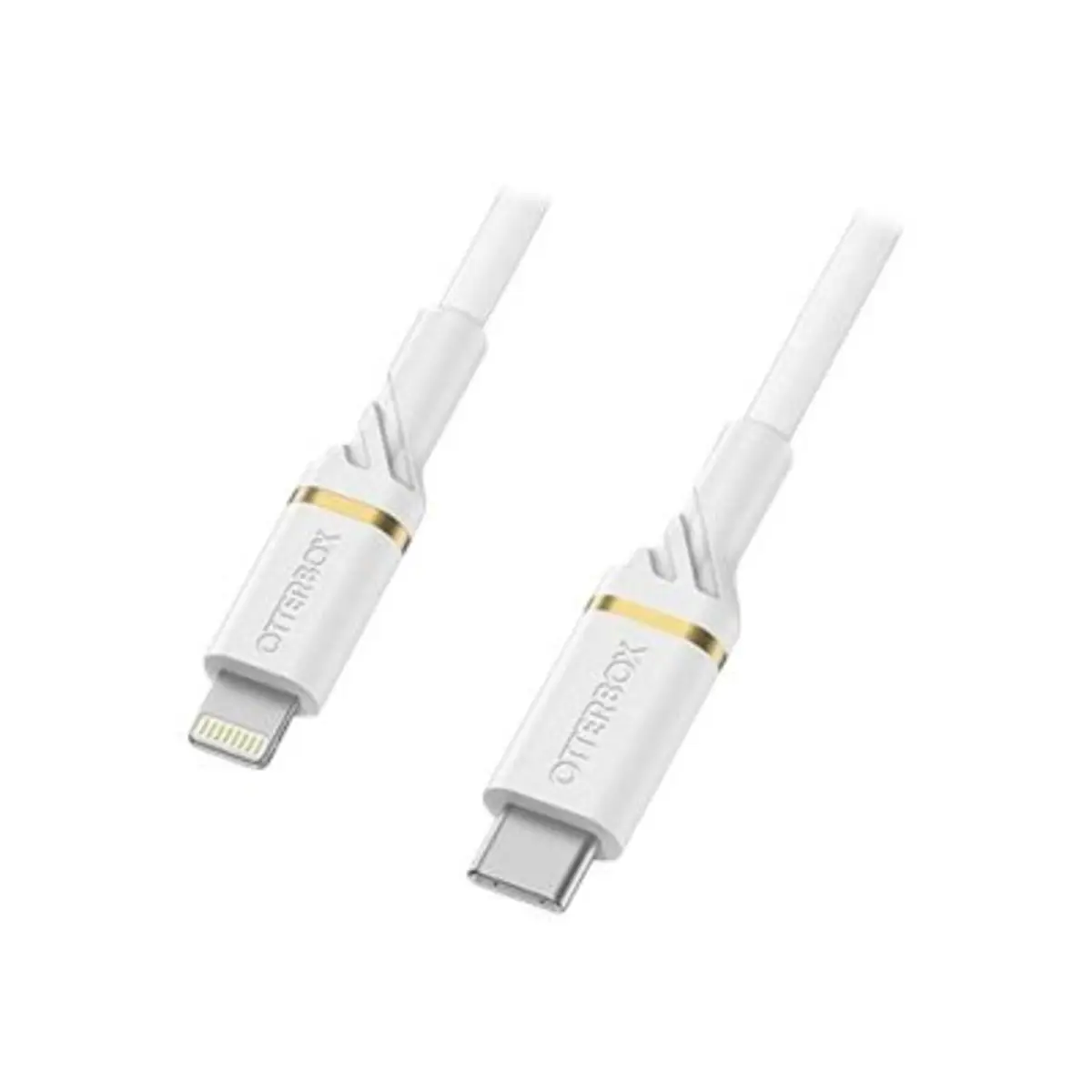 Lightning Schnellladekabel Lightning/USB-C Stecker/Stecker Weiß 1m