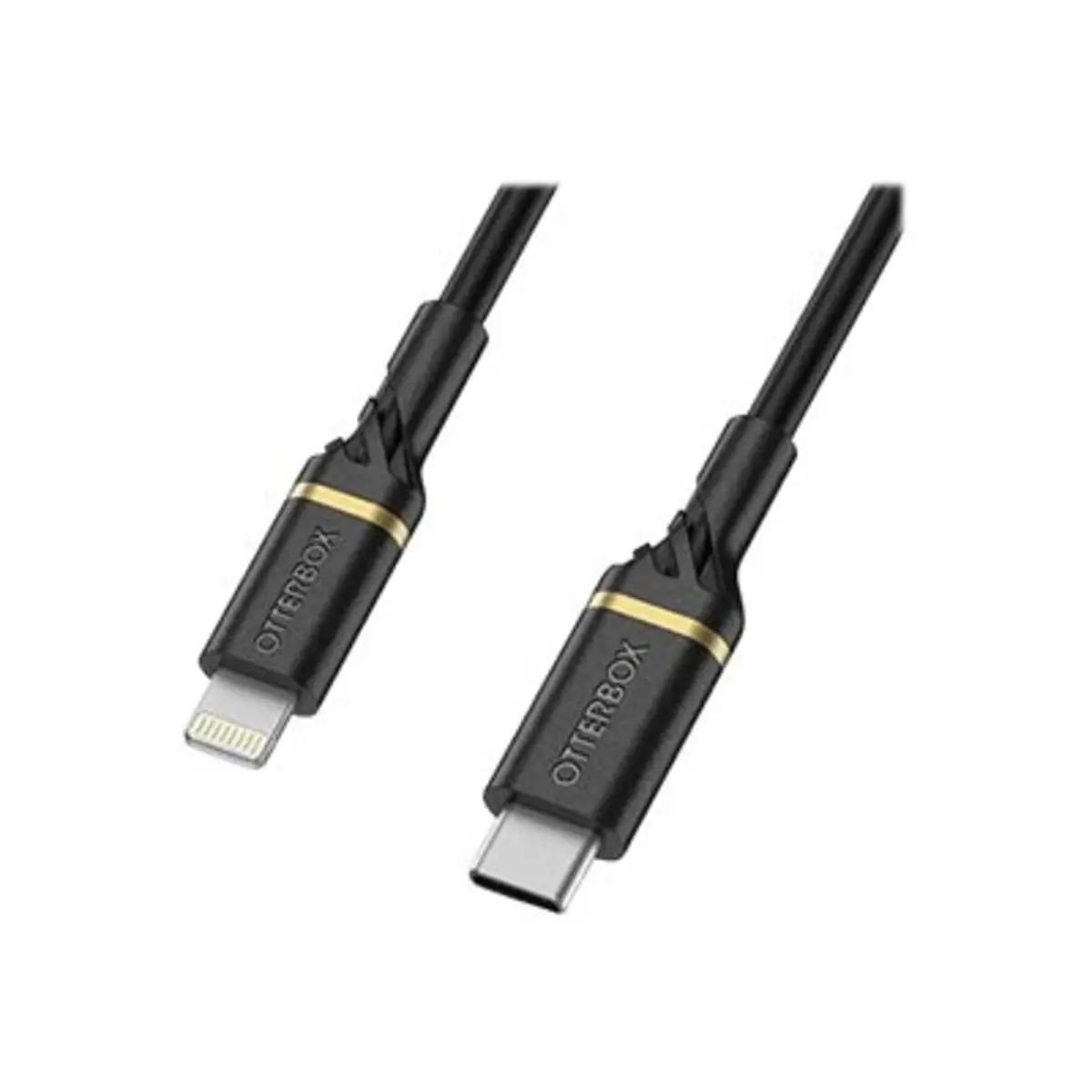 Lightning Schnellladekabel Lightning/USB-C Stecker/Stecker Schwarz 1m