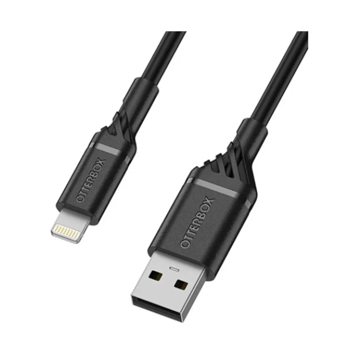 Lightning Kabel Lightning/USB-A Stecker/Stecker Schwarz 1m