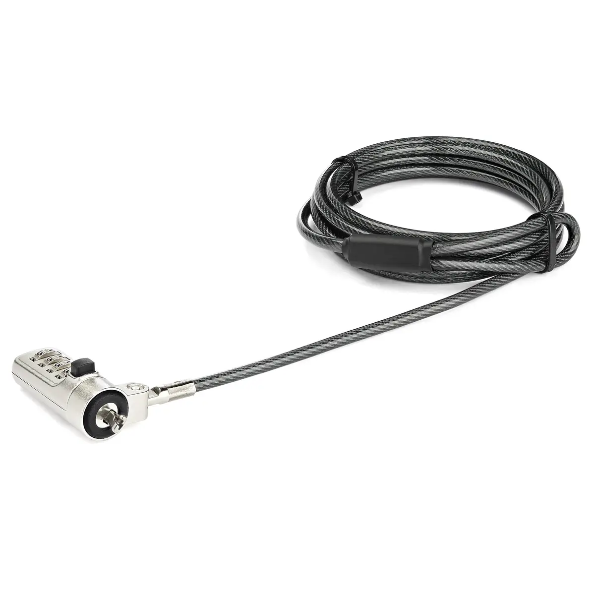 Laptop Sicherheitsschloss 4-stellig 2m Stahlkabel