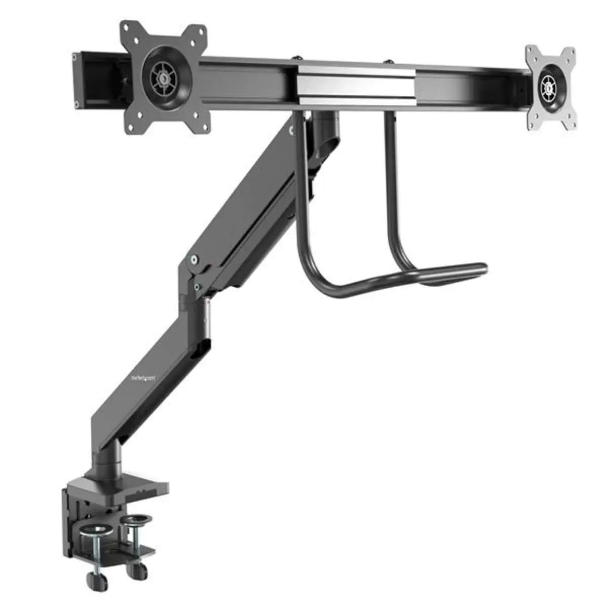 Doppel Monitorarm Synchronisierte Höhenverstellung Schreibtischklemme