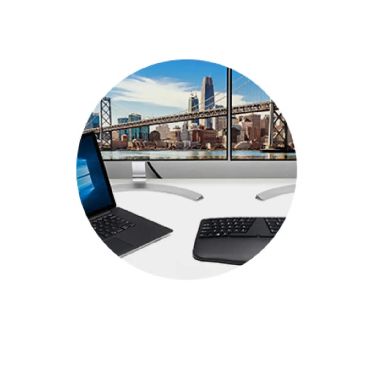 Video-Adapter USB-C auf Dual DP1.2, 4K 30HZ, schwarz