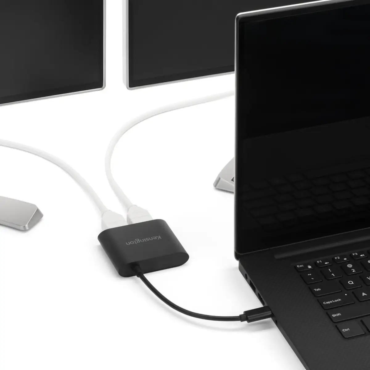 Videoschnittstellen-Converter USB-C auf 2xHDMI Schwarz