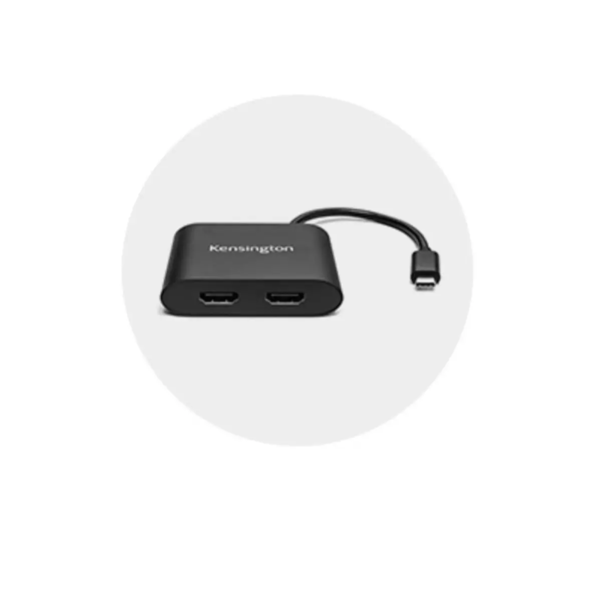 Videoschnittstellen-Converter USB-C auf 2xHDMI Schwarz