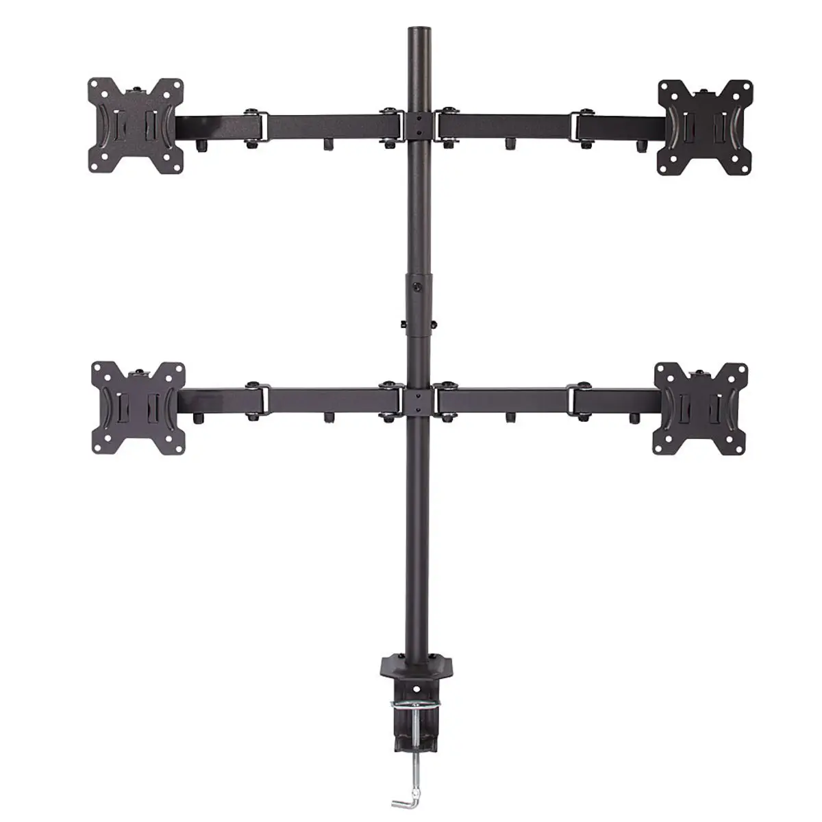 Tischhalterung für vier Monitore 43.2-71 cm (17"-28")