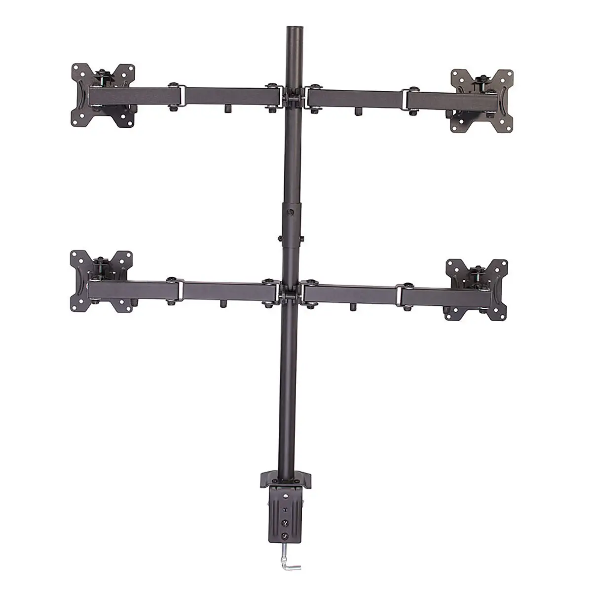 Tischhalterung für vier Monitore 43.2-71 cm (17"-28")