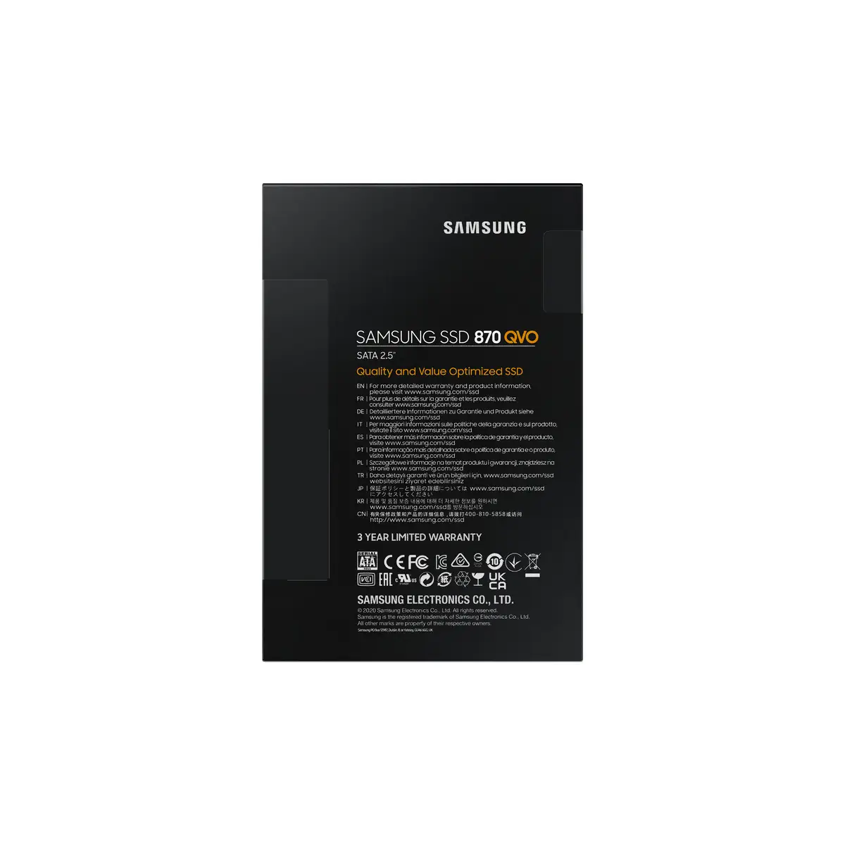 MZ-77Q1T0, 1 TB, 2.5", 560 MB/s, 6 Gbit/s