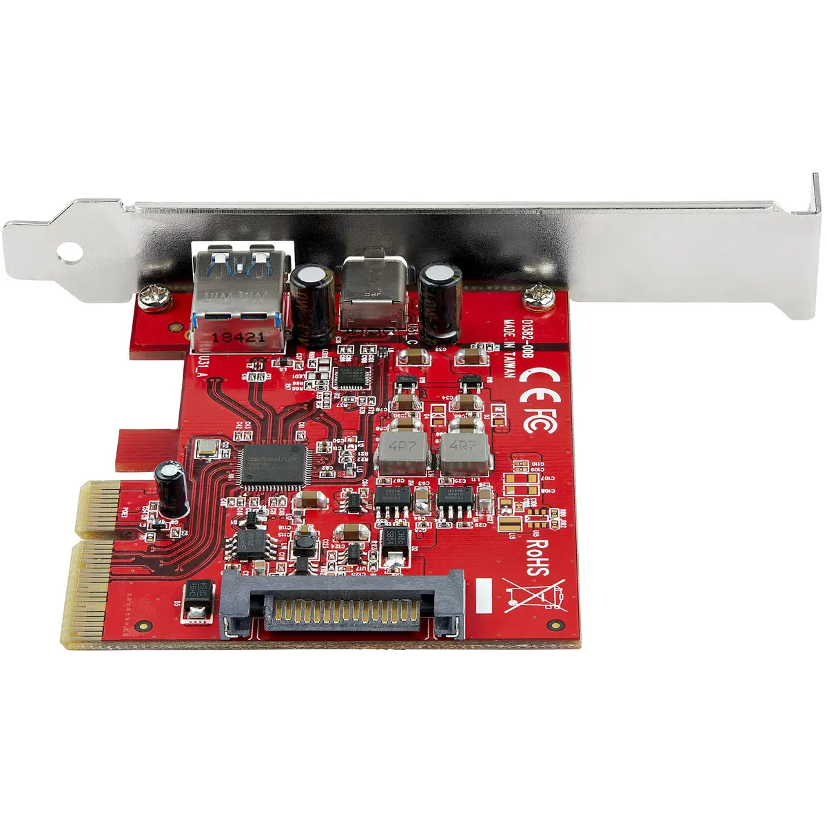 PCI Express USB-C USB-A 2-Port Karte - USB 3.1 Gen 2