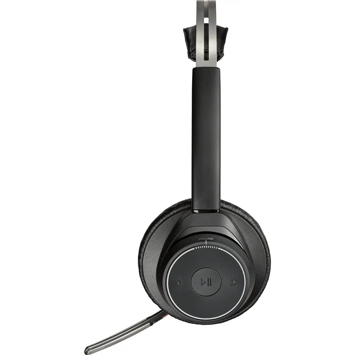 Voyager Focus UC-M (ohne Ladeschale), On-Ear Bluetooth Headset, aktive Rauschunterdrückung