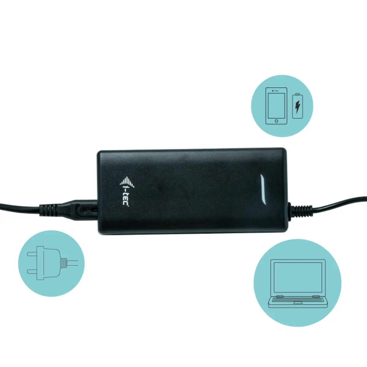 i-tec USB-C Dual Display Docking Station mit Power Delivery 100 W und CHARGER-C112W