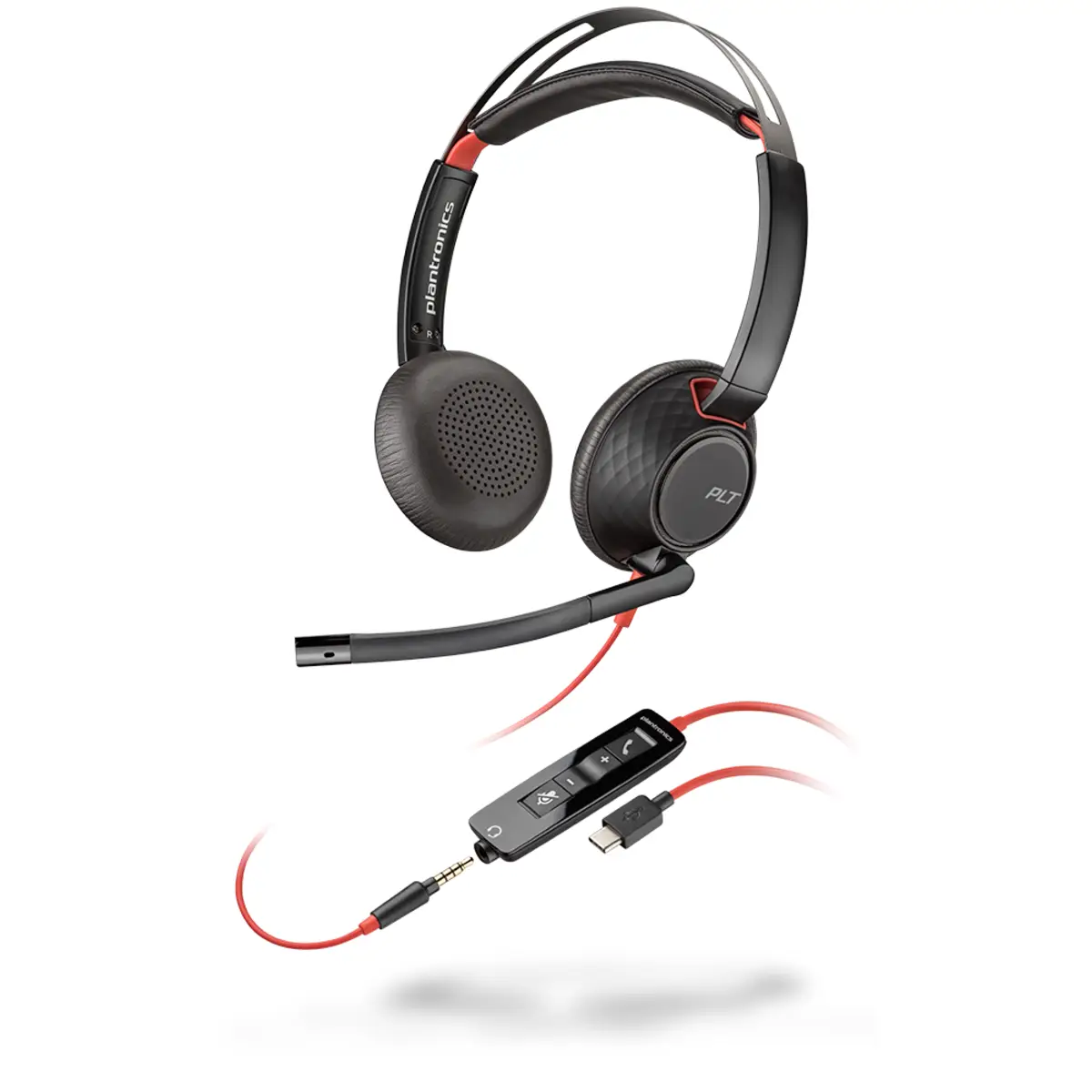Blackwire 5220, C5520 Headset binaural mit USB-C/3.5 mm Klinkenstecker