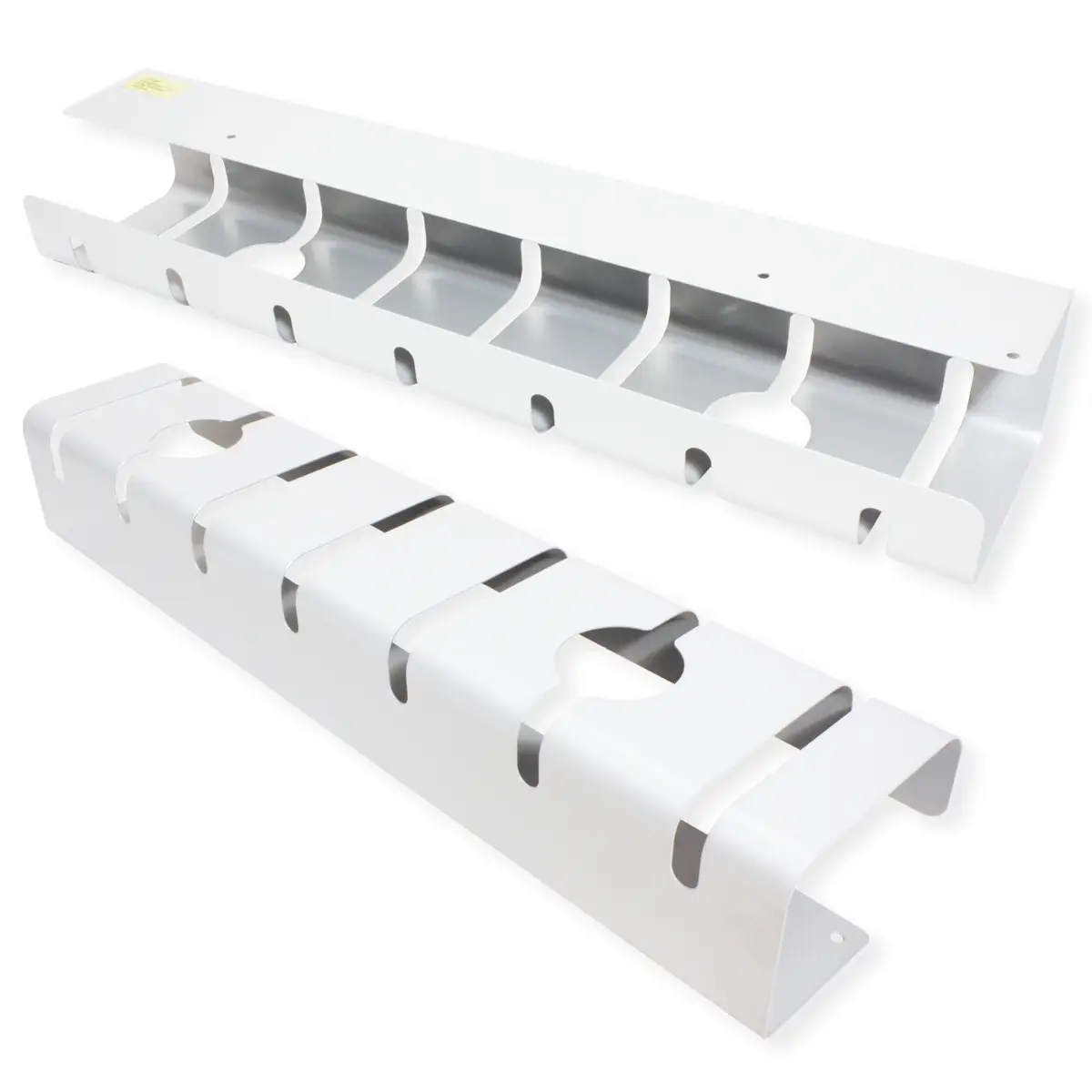 Kabel Organizer unter Tisch montierbar weiß (Packung mit 2)