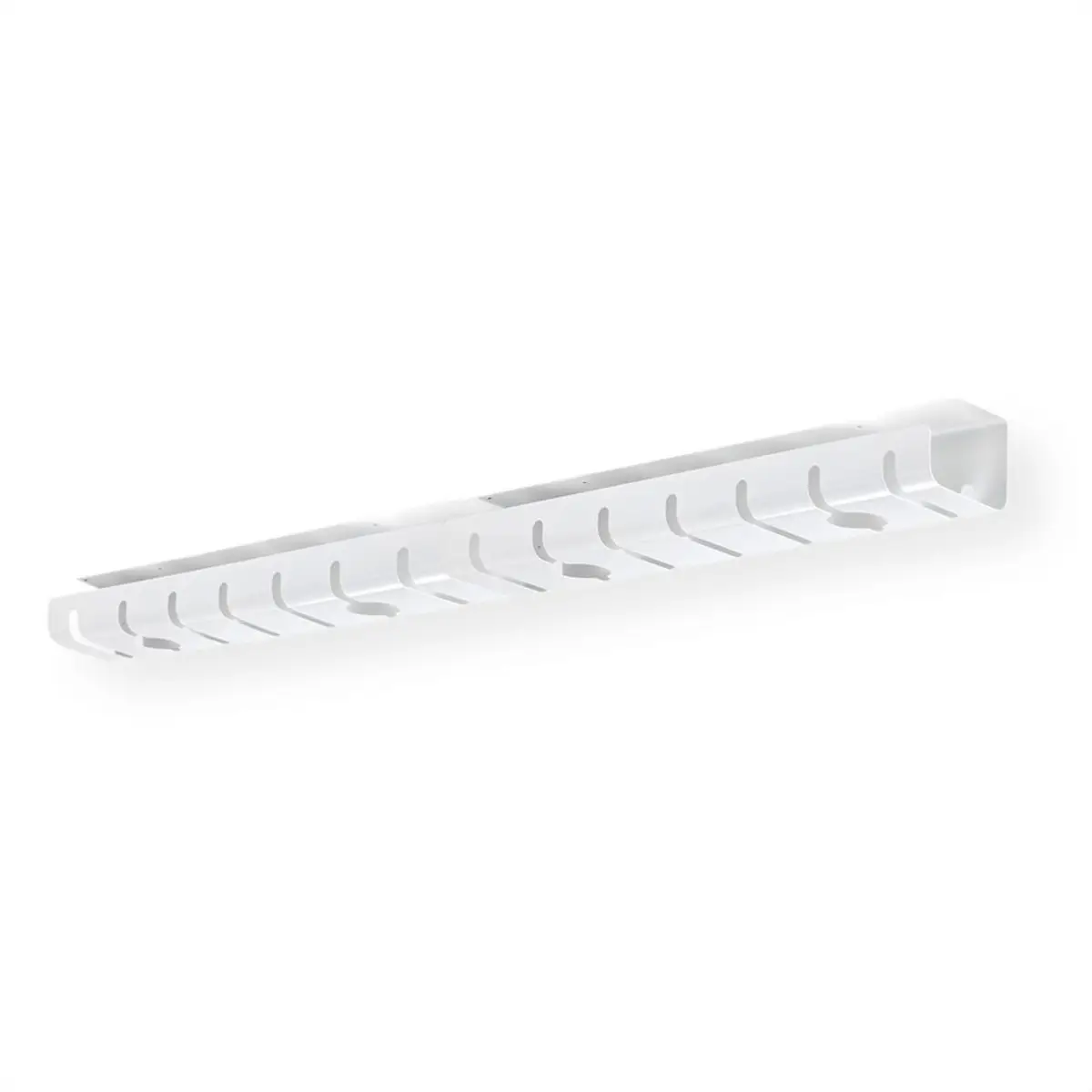 Kabel Organizer unter Tisch montierbar weiß (Packung mit 2)