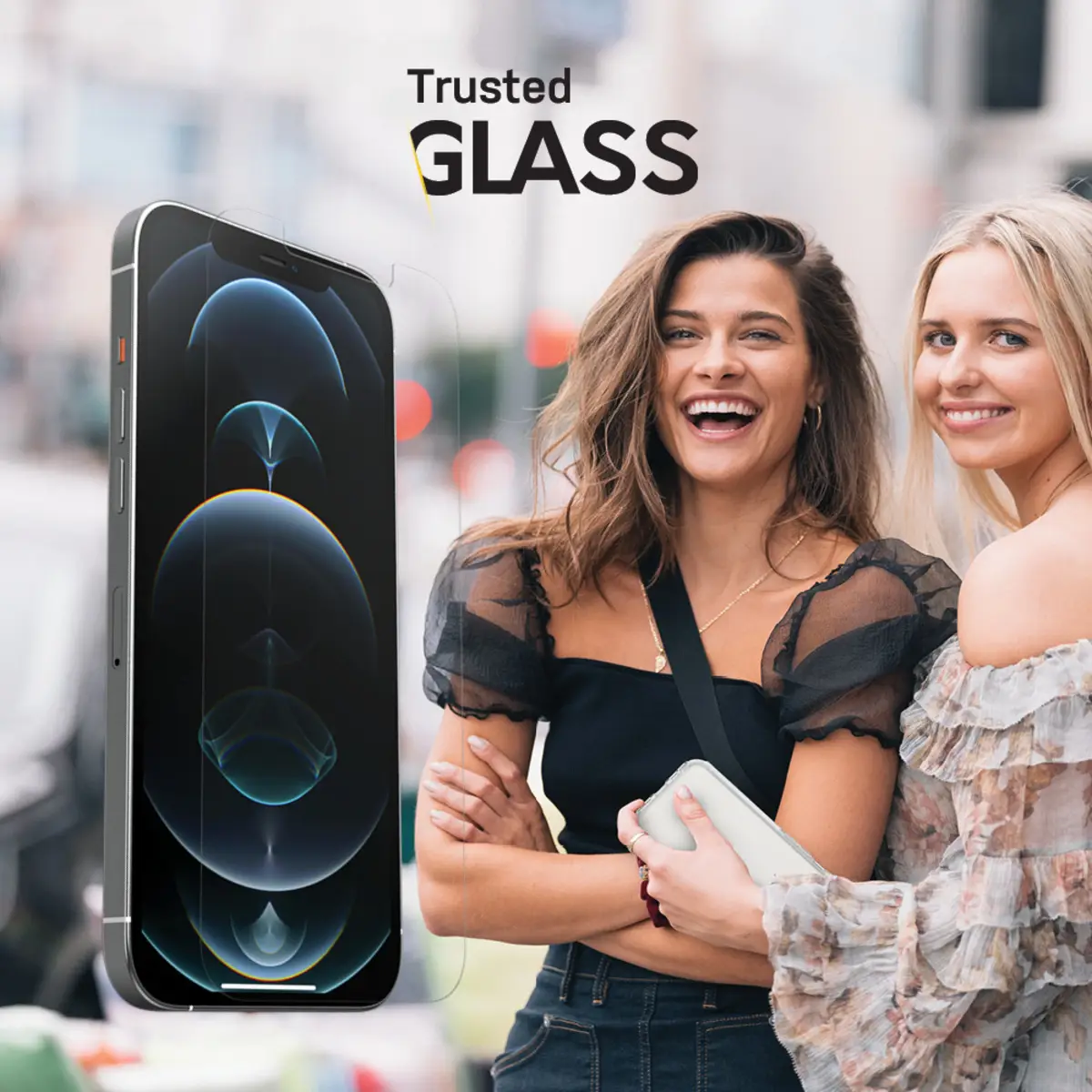 Trusted Glass iPhone 12 / iPhone 12 Pro, transparent, ProPack