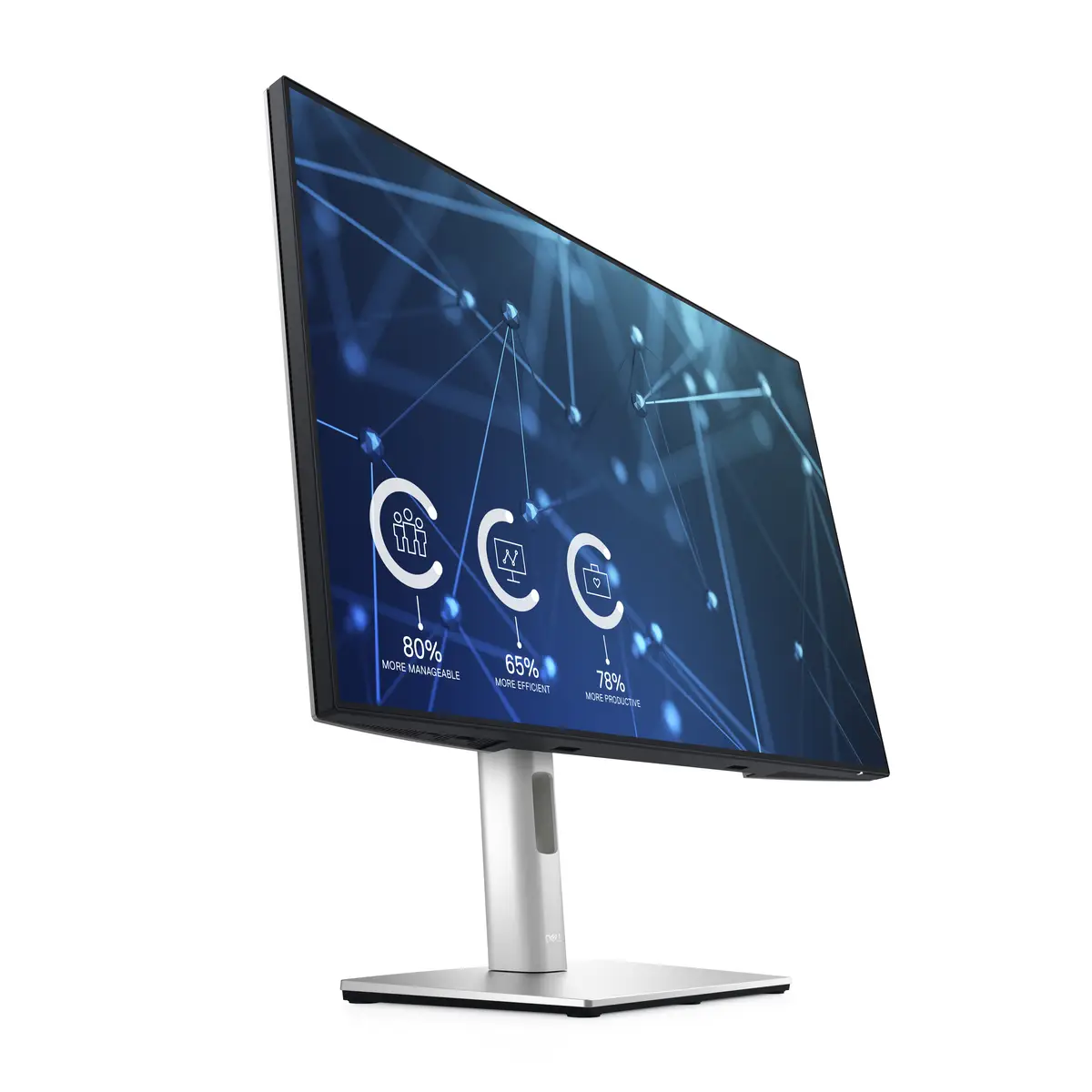 UltraSharp 24 USB-C Hub Monitor 61,1cm (24,1") 1920x1200 Pixel 5ms 1000:1 350cd/m² Platinum Silver