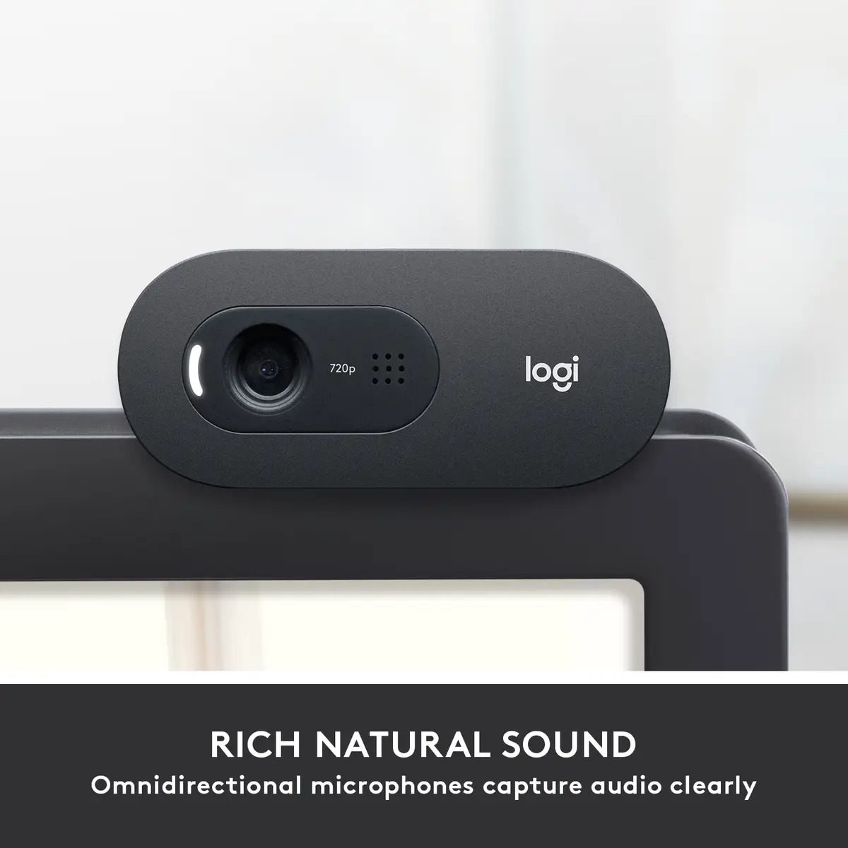 C505 HD Webcam 1280x720 Pixel schwarz