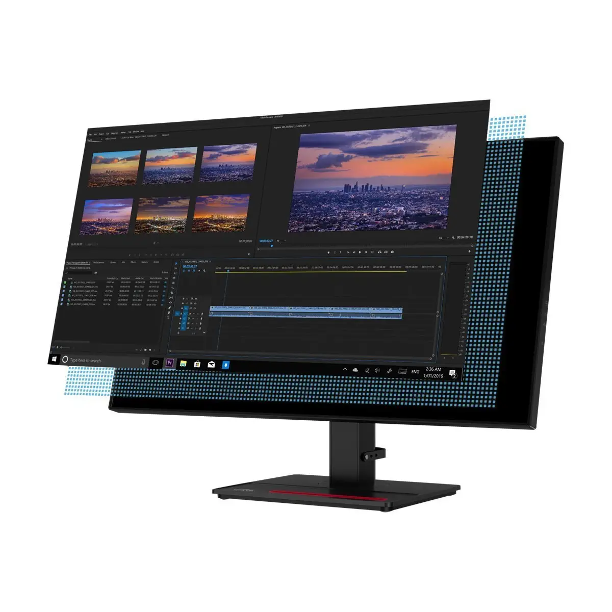 ThinkVision Creator Extreme 68.6cm (27") Pixel 3840x2160 Pixel 1000 cd/m² 1000000:1 4 ms Schwarz