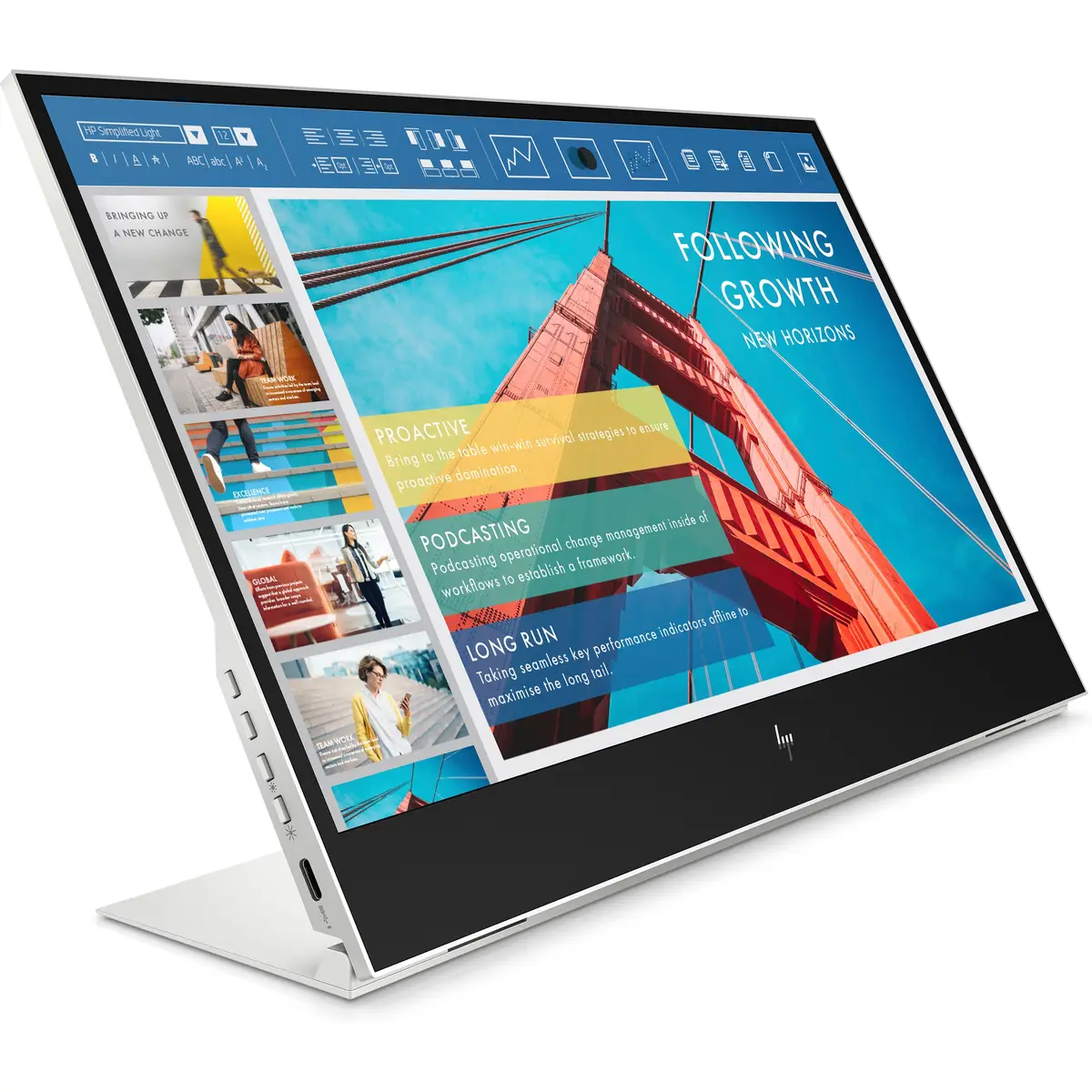 E-Series E14 G4 Tragbarer Monitor, 35,6 cm (14"), 1920 x 1080 Pixel, Full HD, LCD, 5 ms, Silber