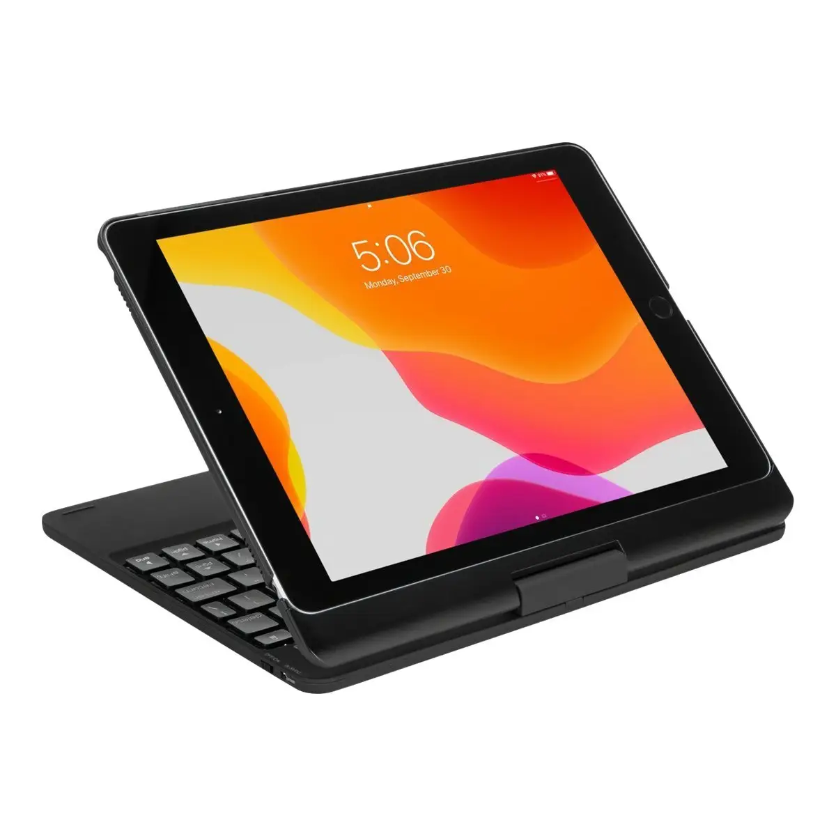VersaType Bluetooth Keyboard und Folio Case für Apple iPad 10,2"/iPad Air 10,5" (3. Gen) Deutsch schwarz