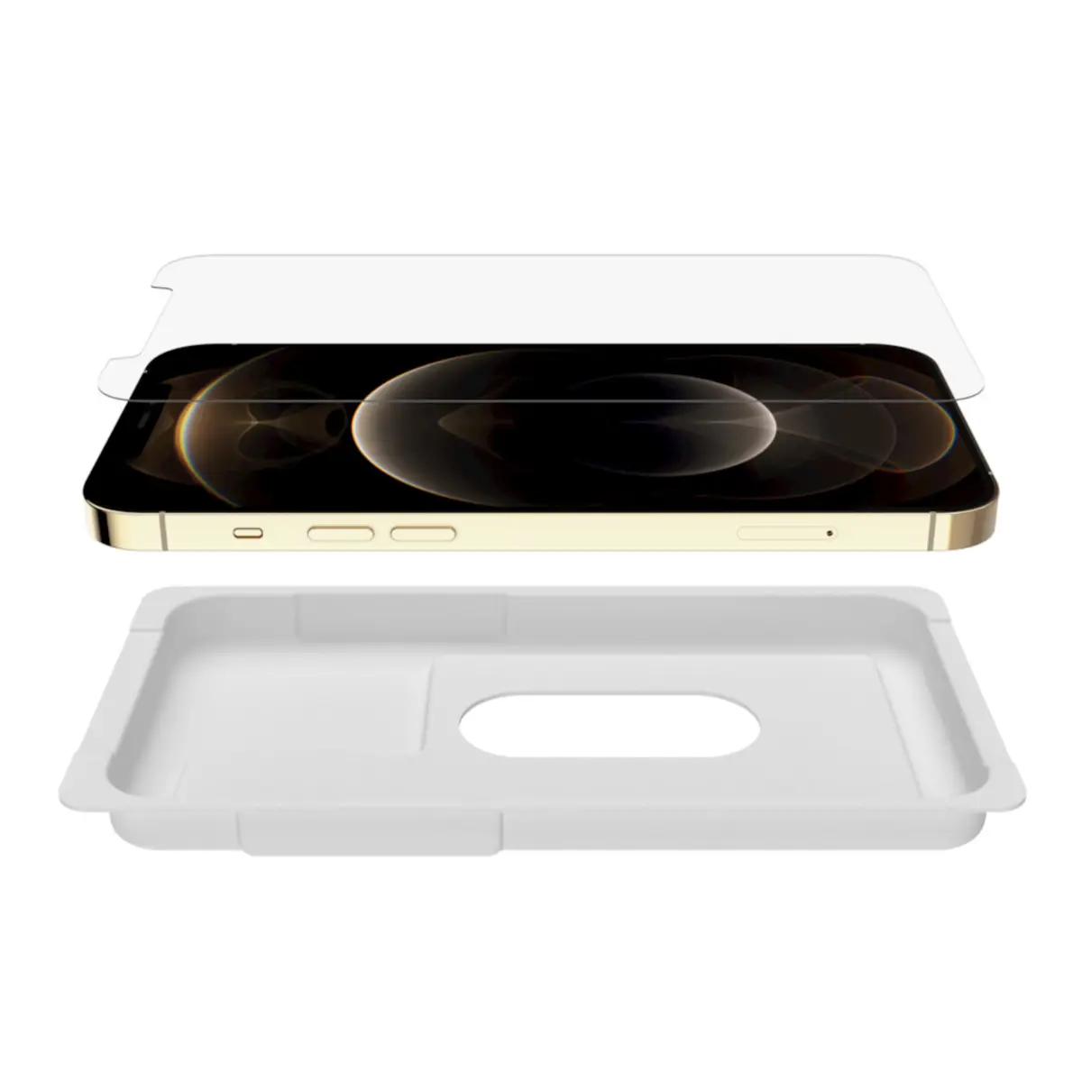 ScreenForce Ultra Glass Bildschirmschutzfolie für Apple iPhone12 Pro Max