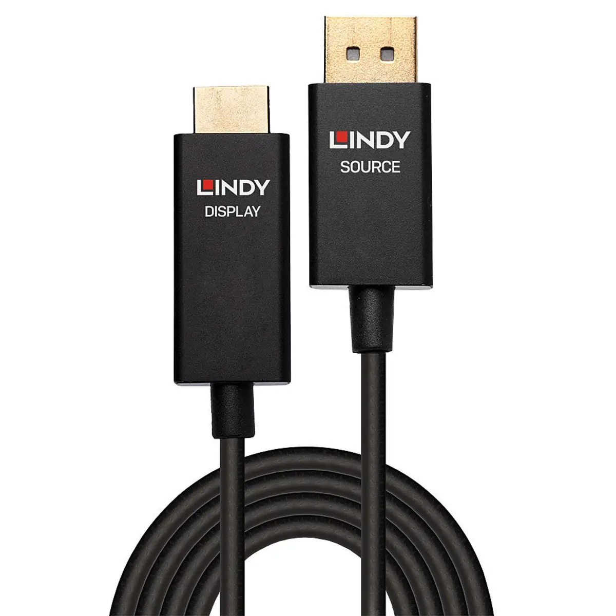 Videokabel DisplayPort/HDMI Stecker/Stecker Schwarz 0,5m