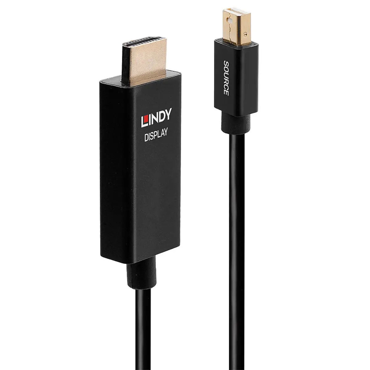 Videokabel MiniDisplayPort/HDMI Stecker/Stecker Schwarz 1m