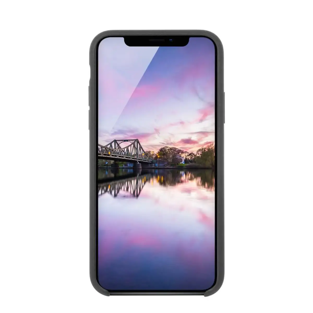 SilikonCase Steglitz für Apple iPhone 12 mini, schwarz