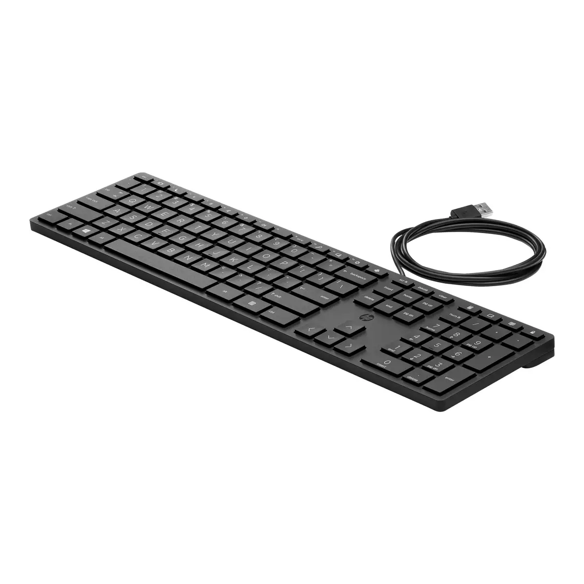 Desktop 320K Tastatur USB Schwarz (DE)