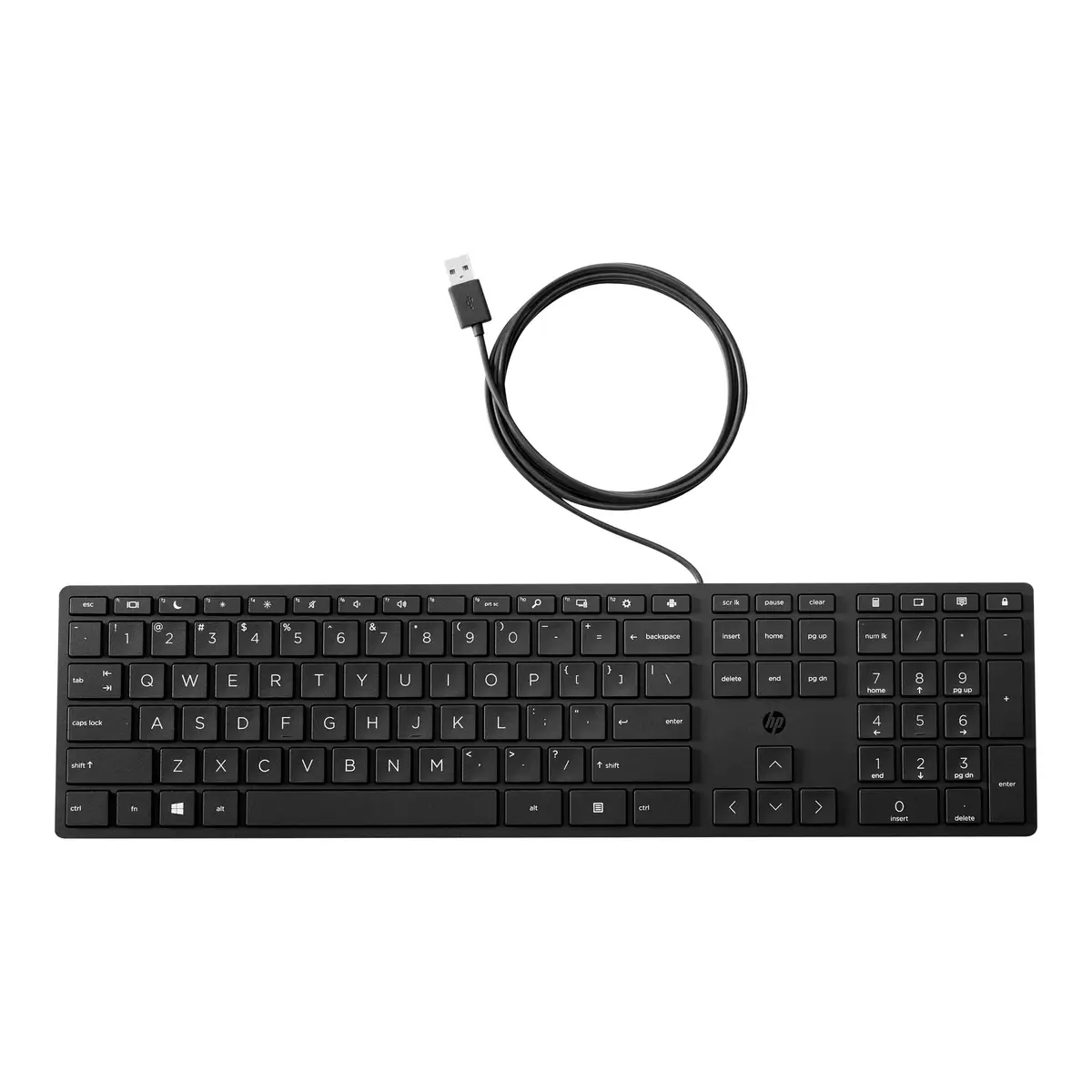 Desktop 320K Tastatur USB Schwarz (DE)