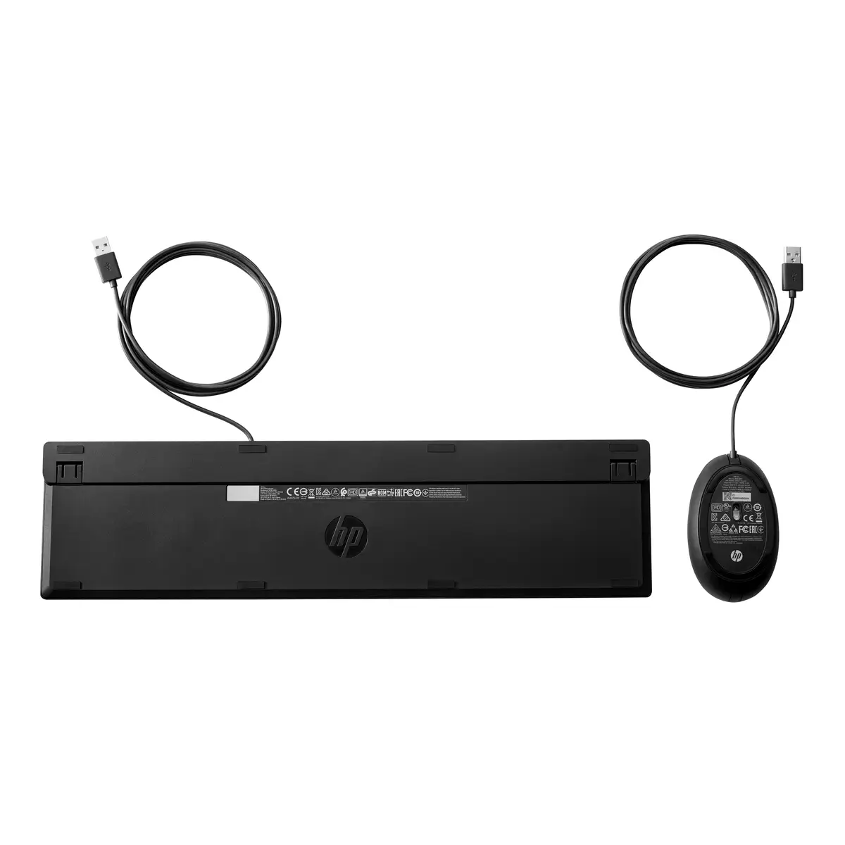 Wired Desktop 320MK Maus und Tastatur, Volle Größe (100%), Kabelgebunden, USB, Schwarz, Maus enthalten