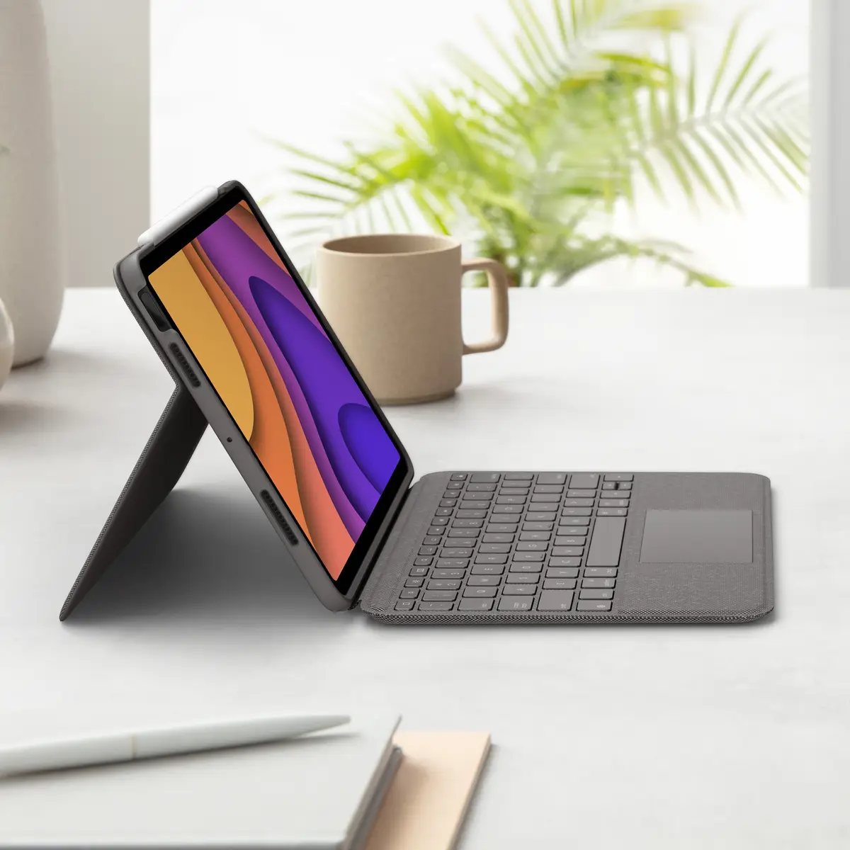 Folio Touch Trackpad Grau Layout DE