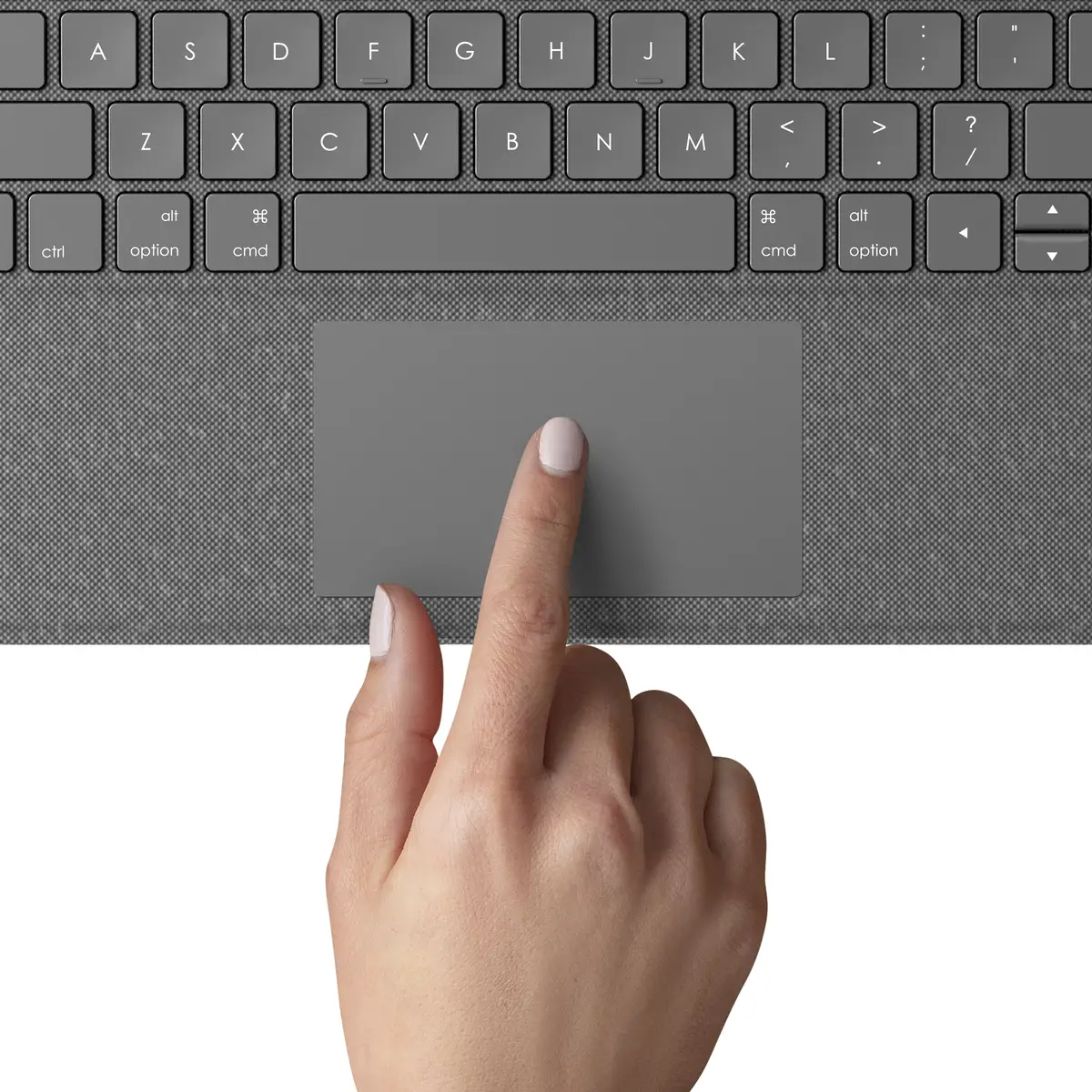 Folio Touch Trackpad Grau Layout DE