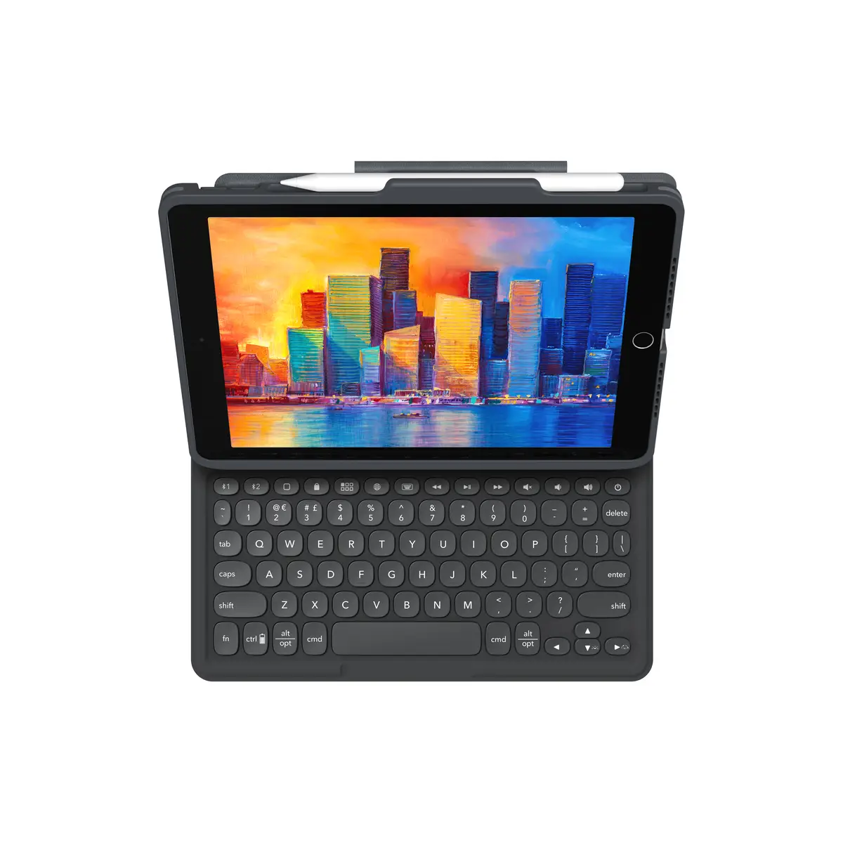 Pro Keys iPad 10,2 Keyboard Case Layout DE