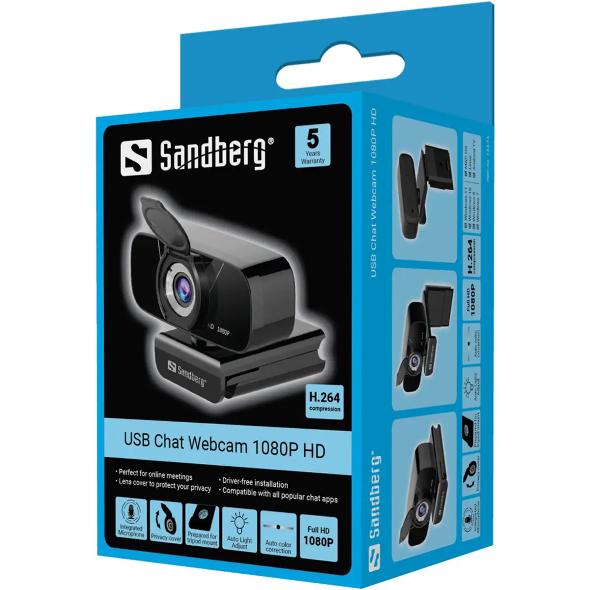 USB Chat Webcam 1080P HD