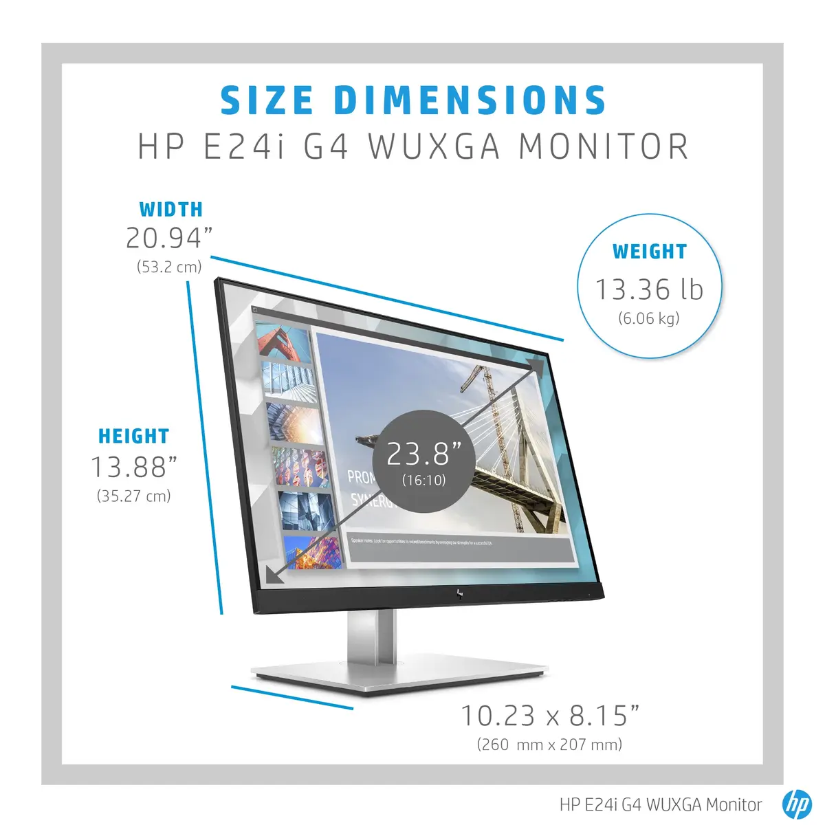 E24i G4 WUXGA Monitor 61cm (24") Display 1920x1200 Pixel 250 cd/m² 1000:1 5ms Schwarz