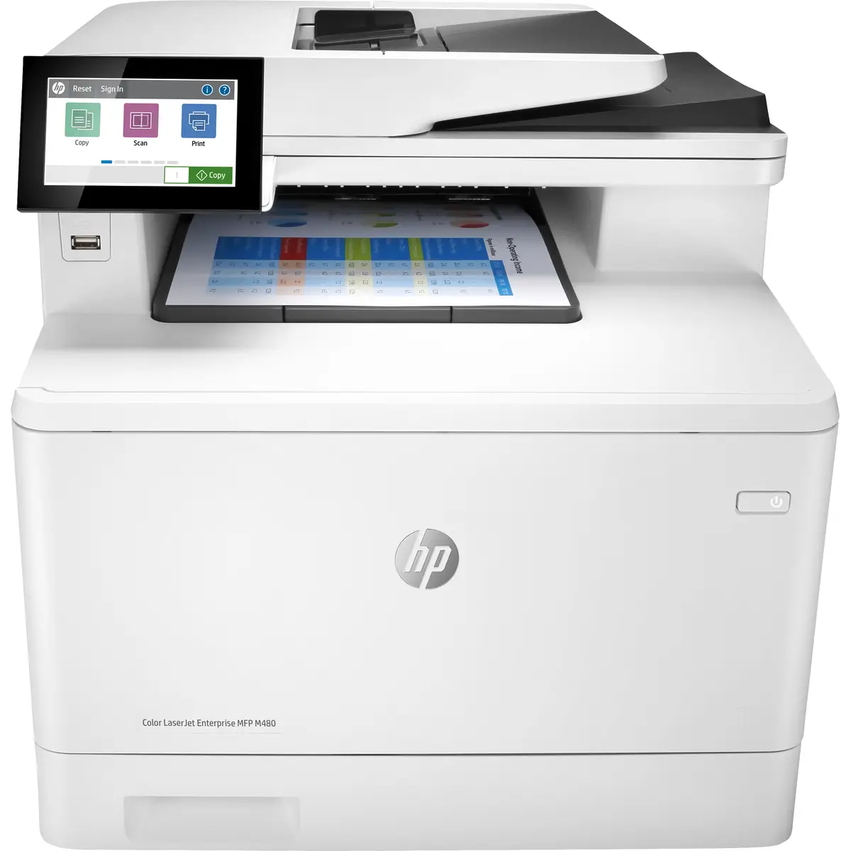 LaserJet Enterprise M480f A4 All-in-One Drucker/Scanner/Kopieren/Fax Farblaserdrucker Duplex