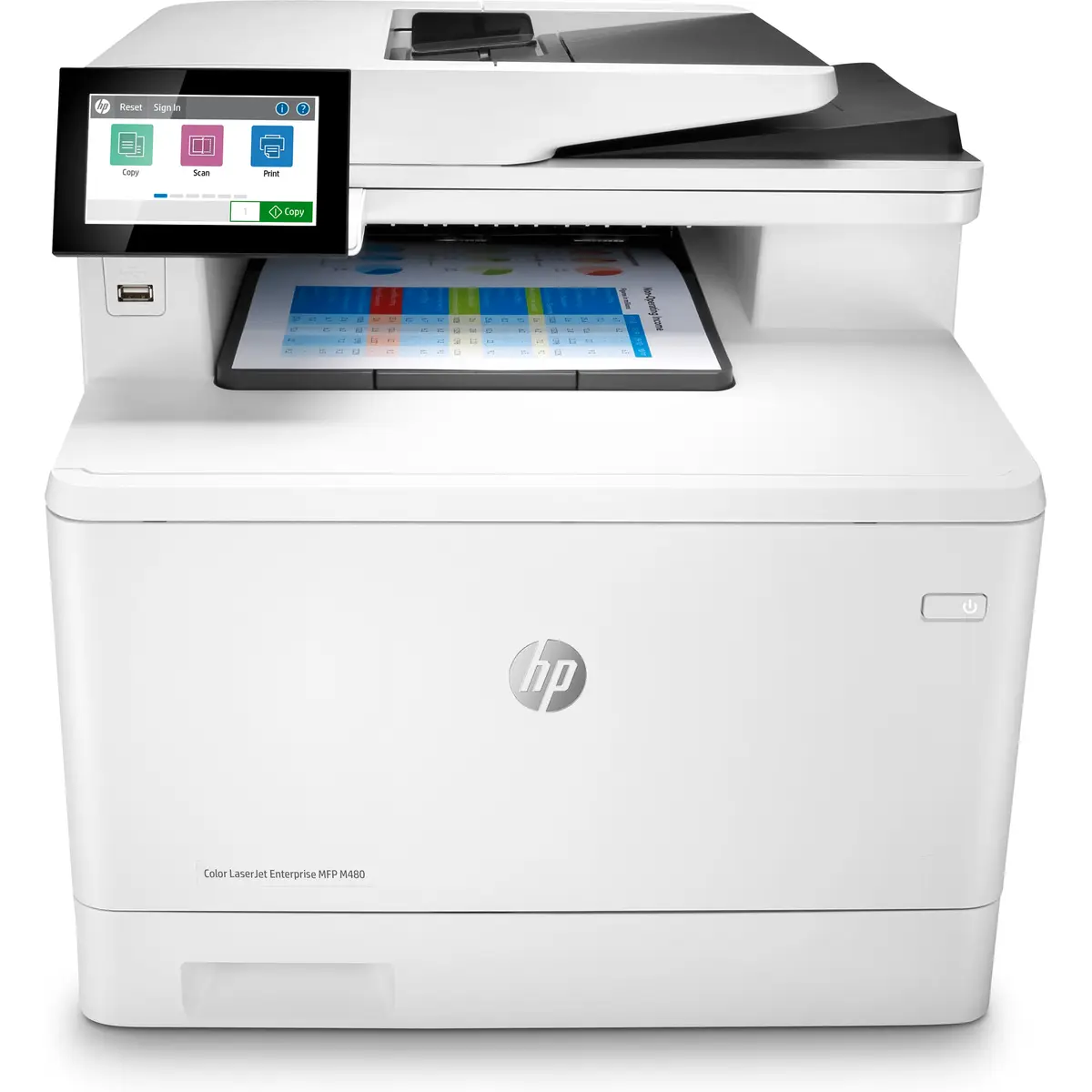 LaserJet Enterprise M480f A4 All-in-One Drucker/Scanner/Kopieren/Fax Farblaserdrucker Duplex